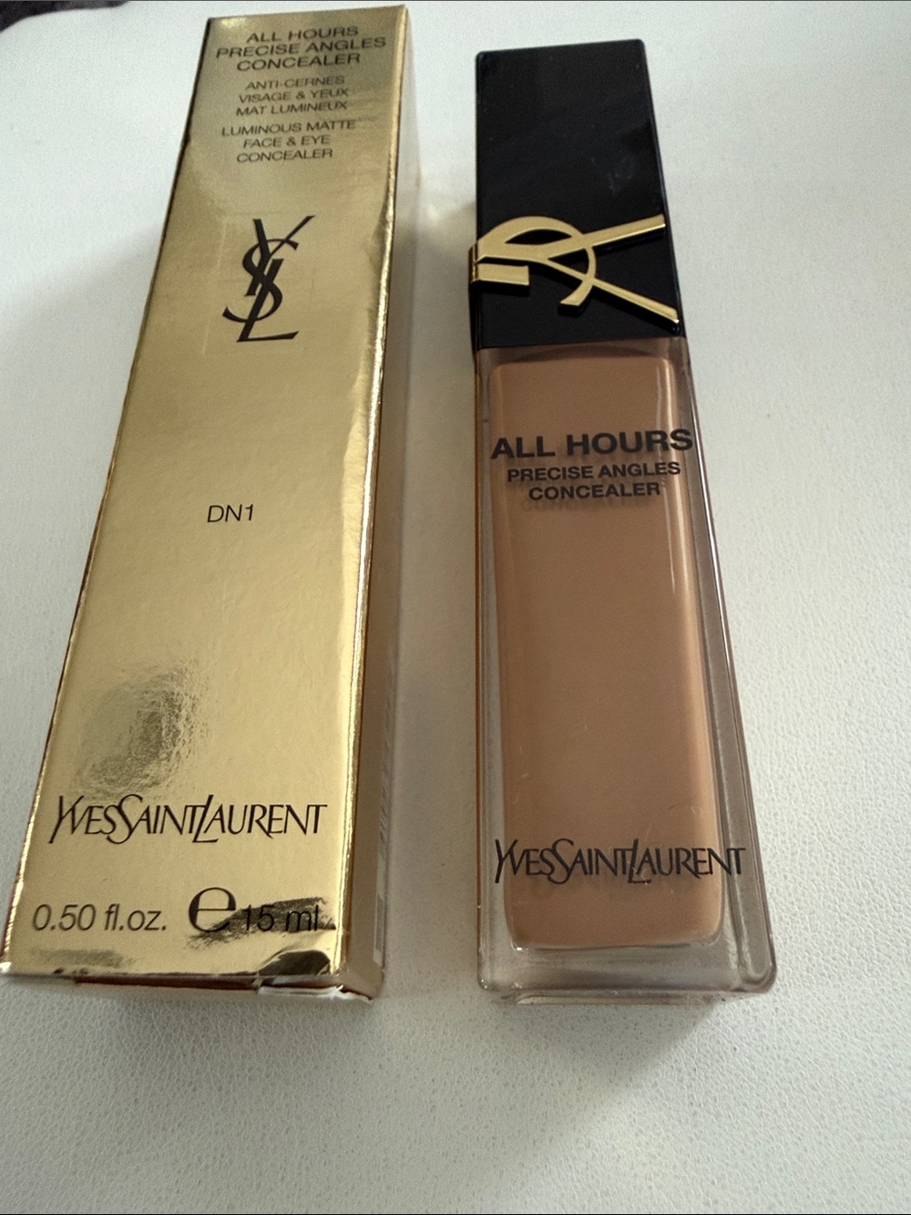 YSL All Hours Precise Angles Concealer DN1 – Full Size 15 ml